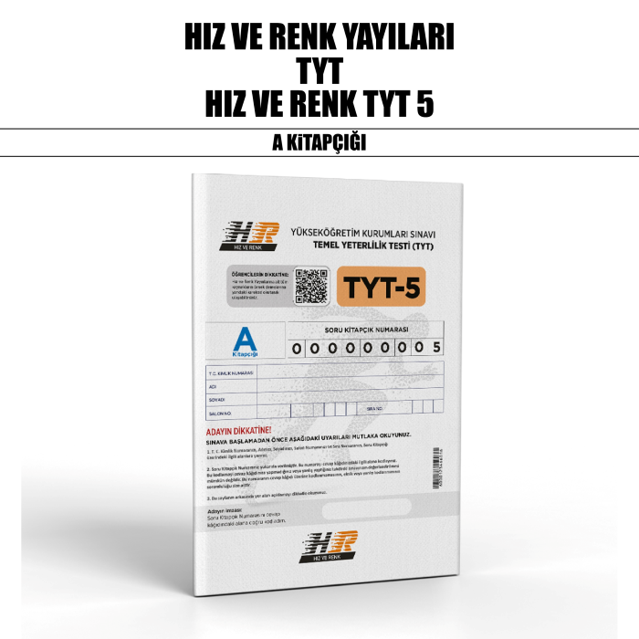 HIZ RENK YAYIN TYT SNV 5-A - 25-26